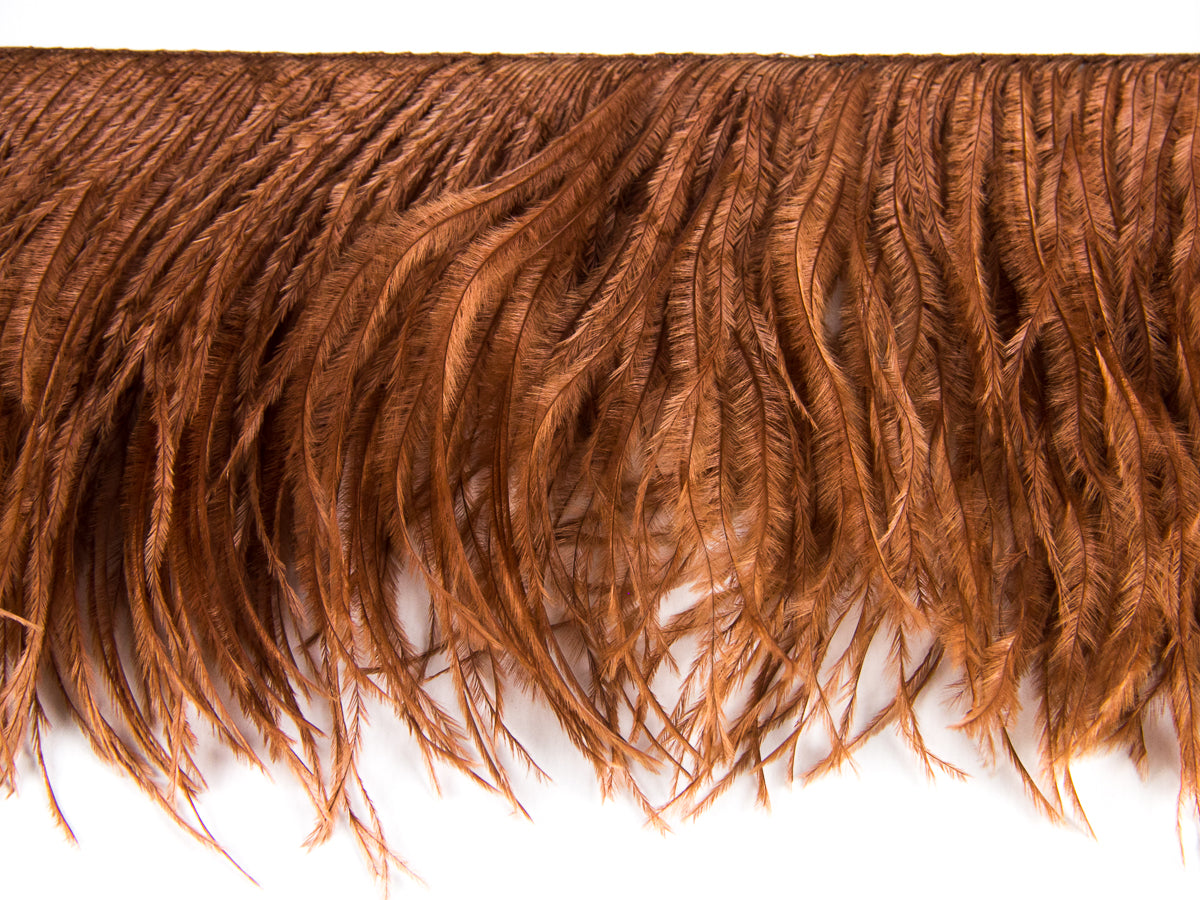 2 Ply Ostrich Feather Fringe (10cm depth) - Dancewear Colours