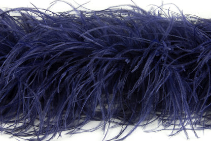 Ostrich Feather Boa with Stripped Coque - Dancewear Colours