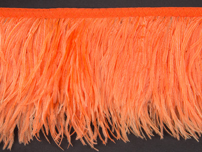 2 Ply Ostrich Feather Fringe 10 cm depth - Fashion Colours