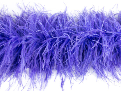Ostrich Feather Boa with Stripped Coque - Dancewear Colours
