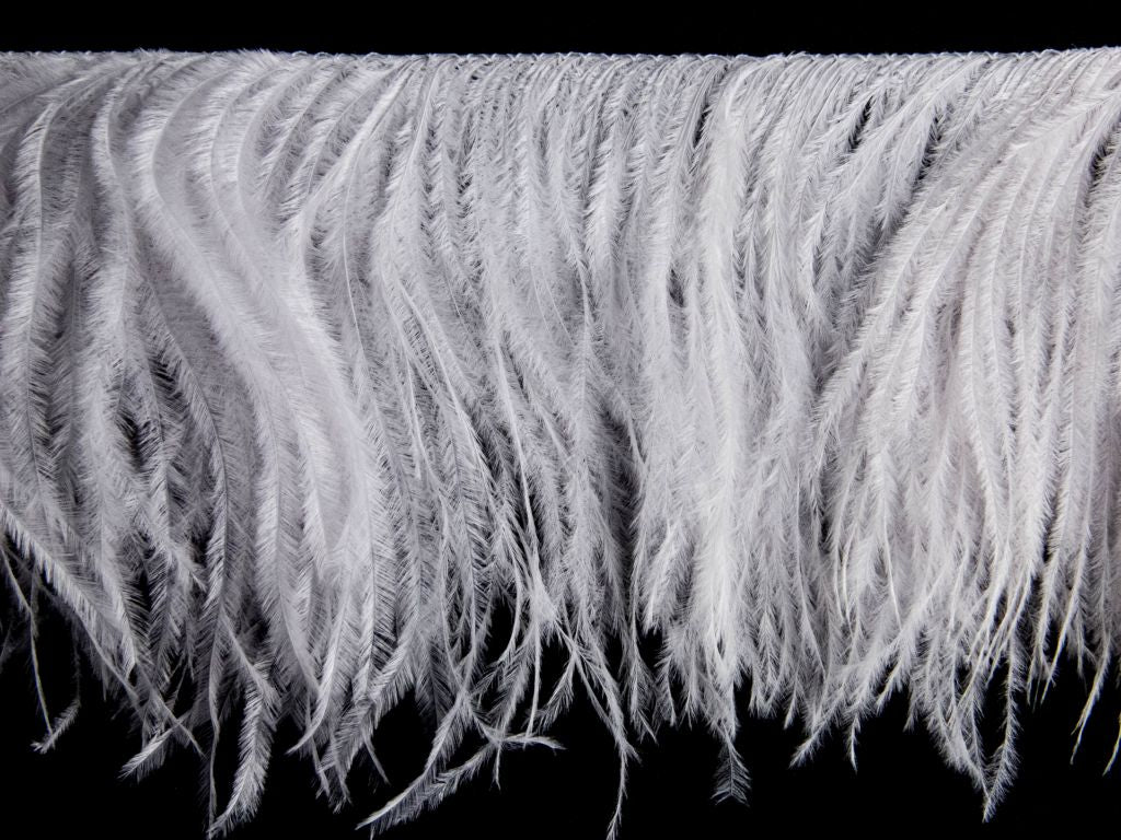 Ostrich Feather fringe with Lurex - Dancewear colours