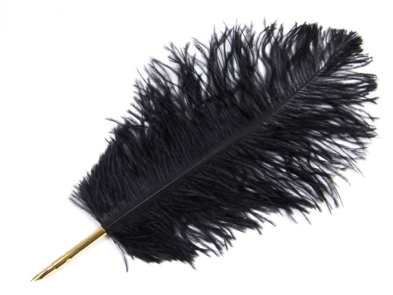 Mini Prime Ostrich Feather Pen (Pack of 10)