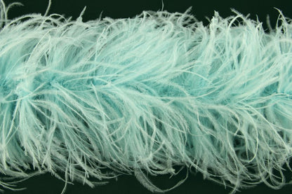 Ostrich Feather Boa with Stripped Coque - Dancewear Colours