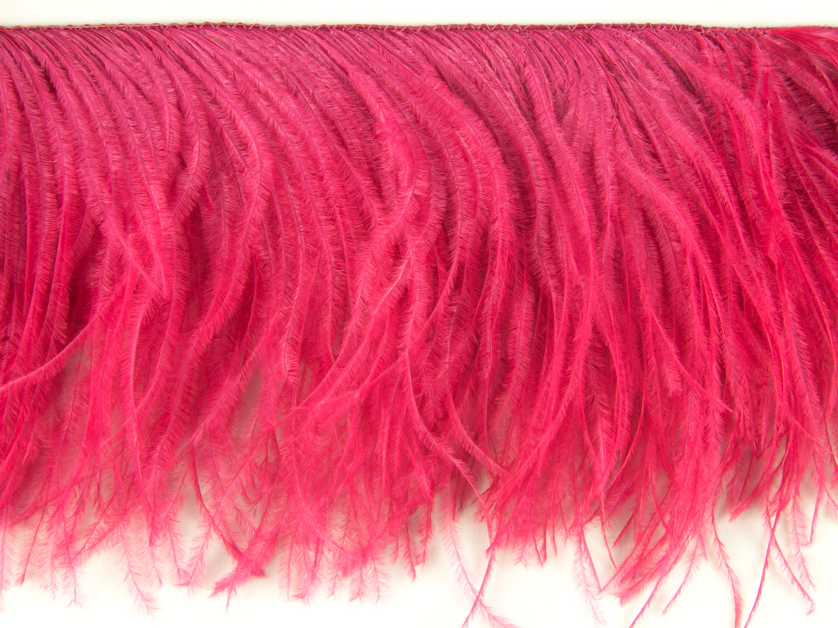 2 Ply Ostrich Feather Fringe (10cm depth) - Dancewear Colours
