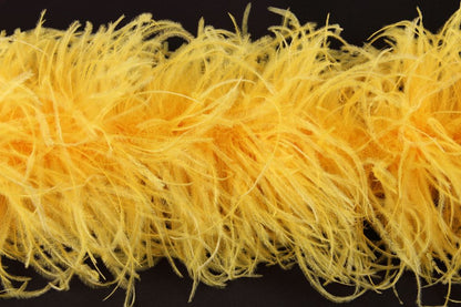 Ostrich Feather Boa with Stripped Coque - Dancewear Colours