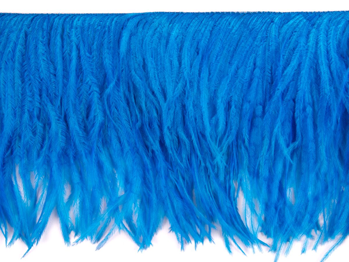 2 Ply Ostrich Feather Fringe (10cm depth) - Dancewear Colours
